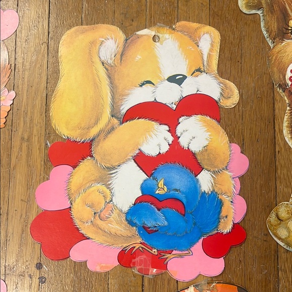 Vintage Animal and Child Valentine decorations - Picture 13 of 17